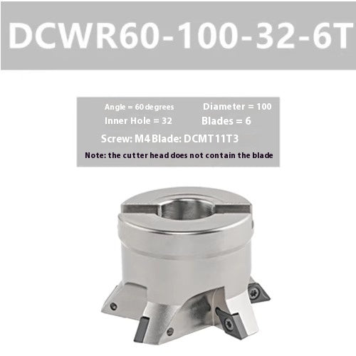 2088-CNC dovetail slotting cutterhead DCWR cleaning dovetail V-slot milling cutter disc TCWR inner hole dovetail cutterhead 55 degrees 60 Shandong Denso Pricision Tools Co.,Ltd.